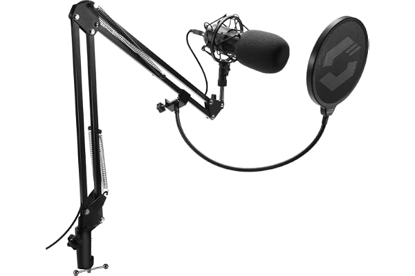 Speedlink VOLITY Ensemble de démarrage de streaming - Ensemble de streaming pour jeu/ordinateur/portable, noir