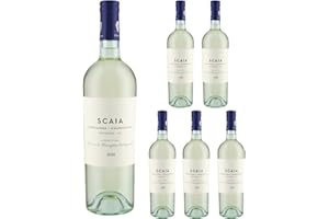 SANT ANTONIO Scaia Bianca IGT 2024 – Weißwein aus Venetien – 6 x 0,75 l – Cuvée aus Garganega & Chardonnay – inklusive Vinizia Weinausgießer – Tenuta Sant’Antonio