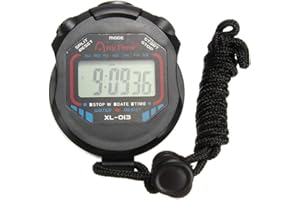 N\C Chronomètre numérique Sport, Grand écran LCD adapté pour Le Football, Le Basket-Ball, la Course, la Natation, l'exercice et Plus
