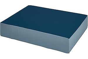 ‎SPETEBO Jump Hüpfpolster 99 x 75 x 18 cm - blau oder rosa - Hüpfmatratze für Kinder ab 3 Jahre bis 40 kg - Spielmatte Turnmatte Matratze zum Hüpfen Toben Spielen Balancieren