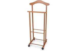 Arredamenti Italia - 102 ATRI - Galán De Noche en madera de haya color cerezo - 46 x 37 x 105 cm