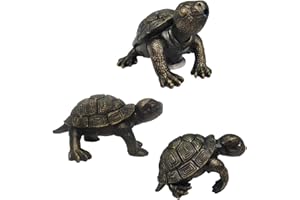 Hydria Turtle Family Set, Fountainhead, Two Collectibles, Fountain Accessories, Easy Application, Indoor and Outdoor, Decorative Solution for Your Hydria, Set of 3, British Brand