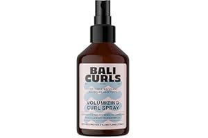 ‎BALI CURLS BY HANK GE BALI CURLS Volumizing Curl Spray – Lockenspray mit Reisprotein & Ylang-Ylang – Veganes Auffrischungsspray für Volumen & Glanz – Curly Method konform – Lockenpflege für Naturlocken – 150ml