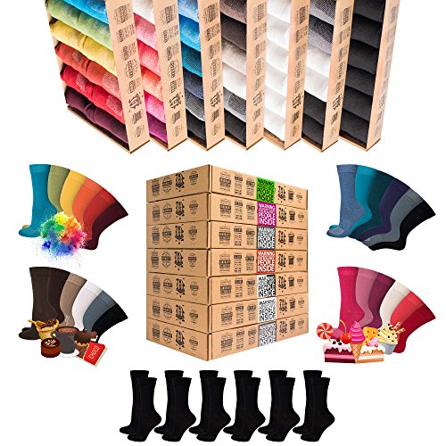 #NEU [7+5 Paar.GRATIS] AirSox® Deluxe|BOX Made.in.EU Herrensocken Damensocken 100% Organische Baumwolle | Damit Deine Füße ATMEN | Sneakersocken Sportsocken Business Schwarz Blau Bunt Weiß