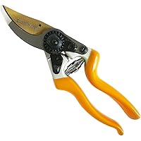 GRÜNTEK Gartenschere Z-25 Geschmiedete Titan beschichtete Premium Baumschere Rebschere 215mm, Bypass Antihaftbeschichtet…