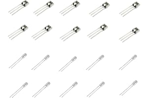 HeyNana 10 unidades TL1838 VS1838B + 10 unidades de 940 nm 5 mm infrarrojos IR LED emisor de diodos LED