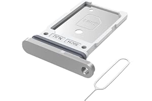 MMOBIEL Dual-SIM-Kartenhalter Kompatibel mit Samsung Galaxy S25 Ultra - SIM-Kartensteckplatz - SIM-Kartenhalter Ersatz - inkl. SIM-Nadel und Wasserdichtem Gummiring - Schwarz