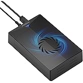 FIDECO Festplattengehäuse 3,5 Zoll, USB 3.0-zu-SATA Externes HDD Gehäuse, Festplatte Gehäuse für 2,5 Zoll oder 3,5 Zoll SATA-