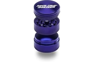 Santa Cruz Shredder Mühle mit Cali Pollen Press 3-teiliges Set Medium Lila