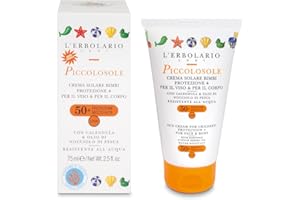 L'ERBOLARIO PICCOLO SOLE CREMA SOLARE BIMBI 50+ NUOVA FORMULAZIONE 75 ML