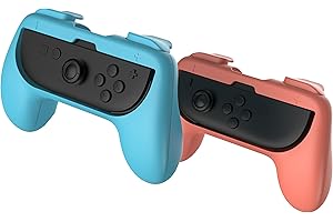 Subsonic - Pack 2 empuñaduras de mando Joy-con para Nintendo Switch y Nintendo Switch 2 - Azul y rojo