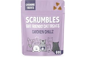 Scrumbles Chillz for Cats, Calming Treats 60g