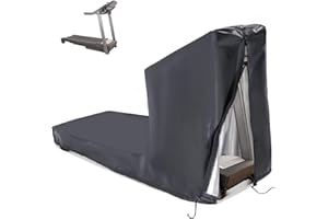 PINBWD Onlyme Treadmill Cover, Waterproof Running Machines Cover for Non-Folding Home Treadmills with Zipper & Drawstring - 206x94x170cm