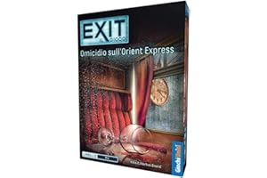 Giochi Uniti - Exit Omicidio sull'Orient Express, Excape Room, 1-4 Giocatori, 12+ Anni, Edizione italiana,GU633