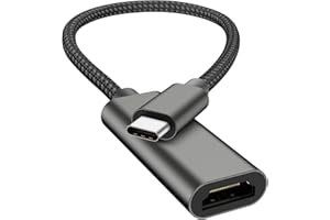 AK Adapter USB C na HDMI 4K 60 Hz, USB typu C z obsługą Thunderbolt 3/4 na HDMI Converter - kompatybilny z iPhone 16/15 Pro, MacBook Pro/Air, iPad Pro/Air, Samsung Galaxy S, Surface Pro