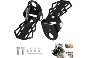 KZOQR 1 paire Repose Pied Velo, cale Pied Velo,Repose Pied Vélo,foot enfant,cale pied velo, cale pied velo, pedale Velo Pédale Arrière Robuste pour Convient aux VTT, vélos, etc Bicyclette Universel