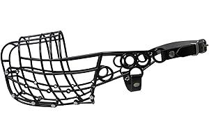 Don Pare Kaganiec Lurcher 110 dla dużych psów z wąską głową, czarny, nadaje się również jako kaganiec wyścigowy