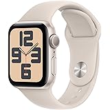 Apple Watch SE (2ª generazione, 2023) GPS 40 mm Smartwatch con cassa in alluminio color galassia e Cinturino Sport galassia -