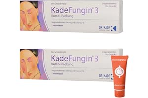 KadeFungin 3 bei Scheidenpilz Kombi-Packung Vaginalpilz 3 Tage Therapie Clotrimazol I Sparset mit Pharma Perle Duschgel (2 Kombipackungen)