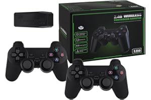 LNCBOC Retro Stick, Retro Konsole Spielekonsole, 4K HDMI-Ausgang, Plug & Play Retro-Spielekonsole mit Dual 2.4G Wireless-Controllern und 10000+ integrierten Spielen(64G)