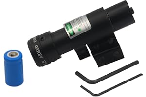 Huntiger Viseur Laser Vert avec Picatinny 11 / 20mm Rail Mount et Pressostat Laser pour Pistolet Airgun Pistolet