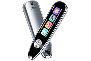 Adelagnes X7 Übersetzungsstift Scannen Übersetzer Sprachübersetzer Gerät | 112 Sprachen,Text-to-Speech Scanner Reader Pen | OCR/Wi-Fi | Voice Translator for Meetings Travel Learning