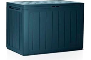 Baul de Jardin 190 litri prosperplast lookox plastica in antracite 78 x 43,3 x 55 cm