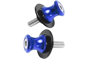 ‎GIDIBII GIDIBII M8 x 1.25 Stand Mount, Swing Protection Swing Adapter Stand Bobbins Spool Racing Adapter Compatible with S1000RR Honda Kawasaki Suzuki (Blue)