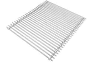DEOS-GRILL Edestahl Grillrost 50x45cm aus europäischem Edelstahl, Grillrost rostfrei