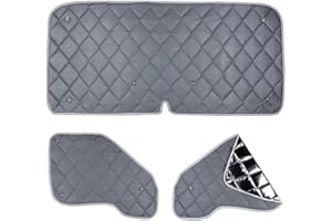 ‎GIPSYCAMPER GipsyCamper Thermal Mats Citroen Jumper from 2015 | for the Driver's Cab | Window Cover for Citroen Jumper | Privacy Screen Citroen Jumper | Premium Quality Made in Germany | Thermal Insulation