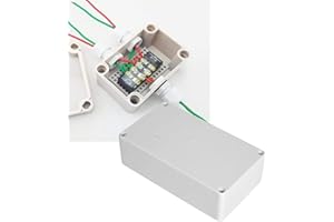 LANTRO JS Caja de Conexiones Resistente Al Agua, 158x90x46mm Caja estanca Caja De Instrumentos De Carcasa De Proyecto Eléctrico, Abs Ip65 caja de instrumentos, para Interiores y Exteriores