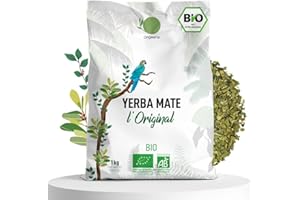 ‎ORIGEENS ORIGEENS BIO YERBA MATE TEE 1 KG - Das Original I Bio Yerba Mate Handgepflückt, Ungeröstet - Blätter, Frei von Stängeln, Staub und Krümeln - Energie- und Detoxgetränk (Original 1k)