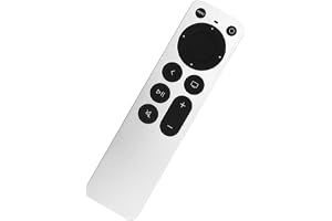 VOSSOT APL ersättningsfjärrkontroll för Apple TV 4K/Gen 1 2 3 4/HD-modeller A1218, A1842, A1625, A1427, A1469, A2169, A1378