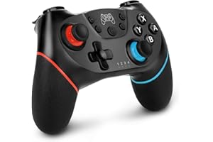 Sendowtek Controller für Switch Kabellos Controller Switch Pro Switch Turbo-Funktion Dual Vibration Kompatibel mit allen Switch-Spielen Switch/Lite/Oled.