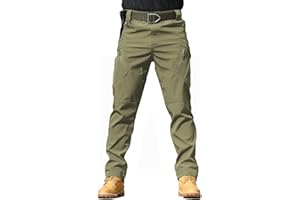 DabinFa Flexcamo - Pantaloni Tattici Impermeabili, Pantaloni Tattici Texwix, Pantaloni Cargo Flex Camouflage per Gli Uomini