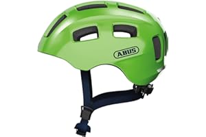 ‎ABUS ABUS Fahrradhelm Youn-I 2.0 - mit Licht für Kinder, Jugendliche und junge Erwachsene - für Mädels und Jungs