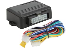 ‎KIMISS KIMISS Elektrisches Fenstersteuergerät, Automatisches Fensterschließer-Rollmodul, 12 V, Universal-ABS, Schwarz, Hitzebeständig, für 4-türige Autos