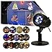 Produktbild Glighone Weihnachten Projektor Lichter 9W LED Projektionslampe Weihnachtsprojektor Licht Weihnachtsbeleuchtung mit 14 Wechselbaren Musters IP65 Wasserdicht für Innen Aussen