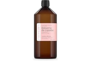 Essenciales - Balsam Copaiba, 100% PURA, 1 litr | Naturalny olejek zapachowy do łagodzenia i naprawy wyprysków i łuszczycy, suchej skóry