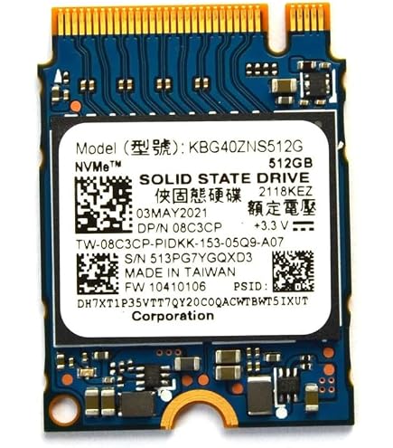 Amazon.in: Buy Kioxia SSD 512GB M.2 2230 30mm NVMe PCIe Gen3 x4