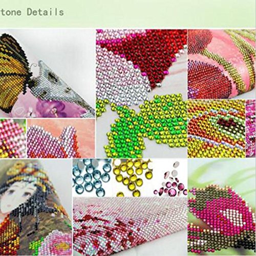 5D DIY Anstrich Rose Blume 3D Kreuz Stich Diamant Stickerei flores Aufkleber Stickerei Diamanten Wand - 4