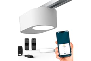 Somfy 1246483 - Motorisation Serenia 700 io Connect pour porte de garage, Moteur porte de garage pour portes max 2,35m H et 3m L, Fabriqué en France, Compatible avec TaHoma