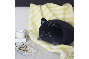 Balvi Kitty Poduszka Kolor Czarny Bardzo Miękka i Miękka Poliester