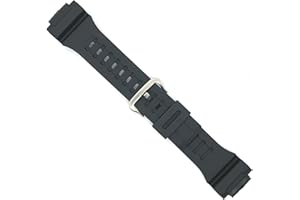 DILOY Correa para reloj Compatible con Casio AEQ-110BW AQ-S810W W-735H W-736H HDC-700 STL-100h AE-1500wh 18mm Ref W735-10410723