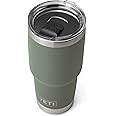 YETI Rambler 30 oz Tumbler, Stainless Steel, Vacuum Insulated with MagSlider Lid, Camp Green