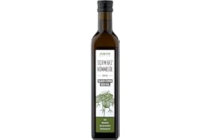 Olio di Semi di Cumino Nero Monte Nativo (500ml) – Olio di Nigella Sativa Non Filtrato – Spremuto a Freddo – Gusto Delicato – Puro e Naturale