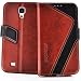 Produktbild Samsung Galaxy S4 Hülle Handyhülle von elephones mit UNZERBRECHLICHER SCHALE Handytasche Schutzhülle Handyschutz Wallet Case Klapp Schutz Handy Hüllen Taschen Tasche Hülle Cover Etui Flip