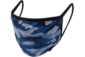 Michelsons of London Blue Camouflage Face Covering