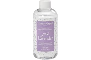 Hassett Green London - Just Lavender - Fragrance Oil Reed Diffuser Refill - Larger Size 250ml Bottle