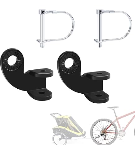 Gancio Di Traino Per Bicicletta Da 12.2 Mm, In Acciaio, Per Rimorchi Burley Bee E Modelli Con Asse QR, Compatibile Con Freni A Disco - 5